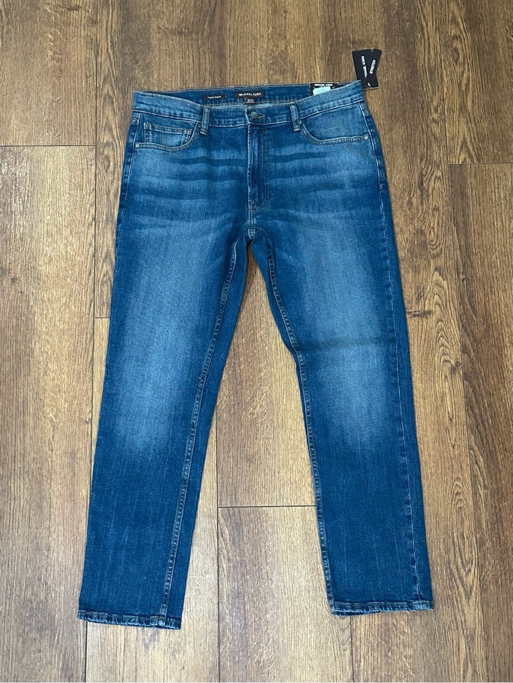 Michael Kors Men's Dark Blue Slim Straight Jeans